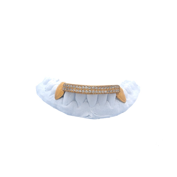 Two-Row Custom Natural Diamond Grill