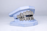 Honeycomb-Set Diamond Grillz VVS Clarity