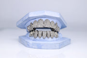 Honeycomb-Set Diamond Grillz VVS Clarity