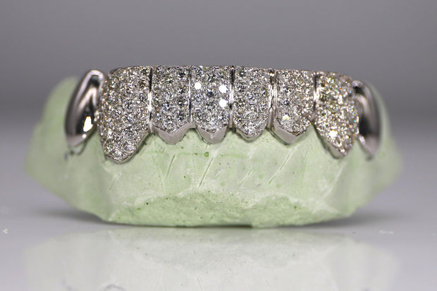 Capped Diamond Grillz SI Clarity