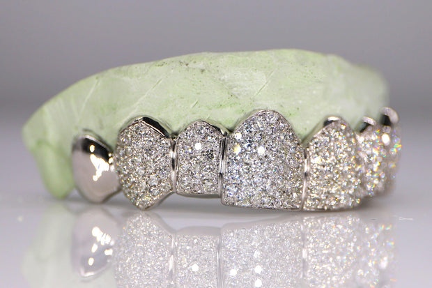 Capped Diamond Grillz SI Clarity