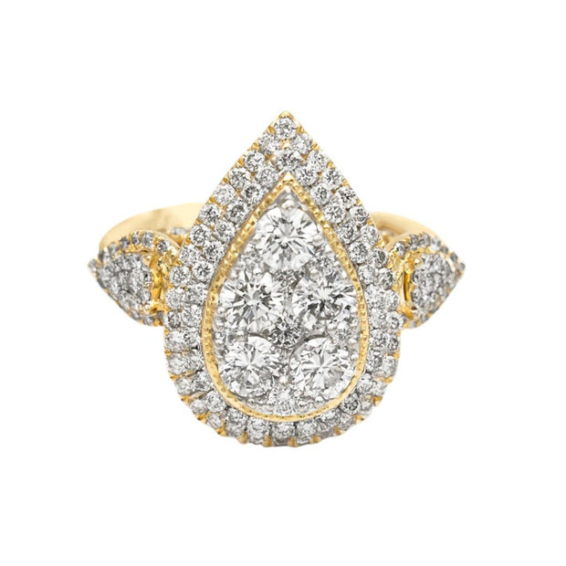 Pear Shape Diamond Ring