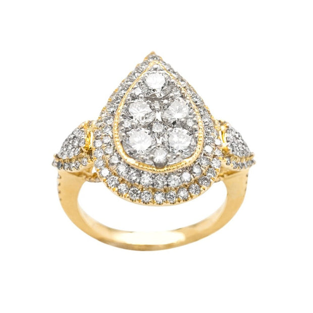 Pear Shape Diamond Ring