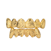 Custom Diamond Cuts Gold Grillz