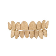 Custom Diamond Dust Gold Grillz