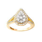 Eternity Pear Shape Ring