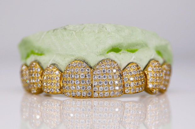 Straight-set Diamond Grillz VS Clarity