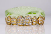 Straight-set Diamond Grillz CZ Clarity