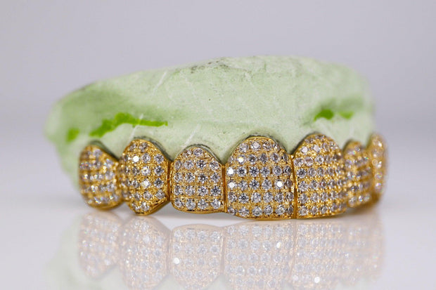 Straight-set Diamond Grillz CZ Clarity